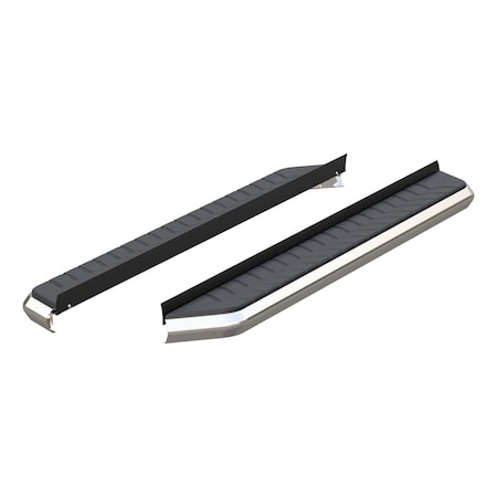 Aries AEROTREAD, SILVER, 67IN RUNNING BOARDS(BRACKETS SOLD SEPARATELY) 2051867